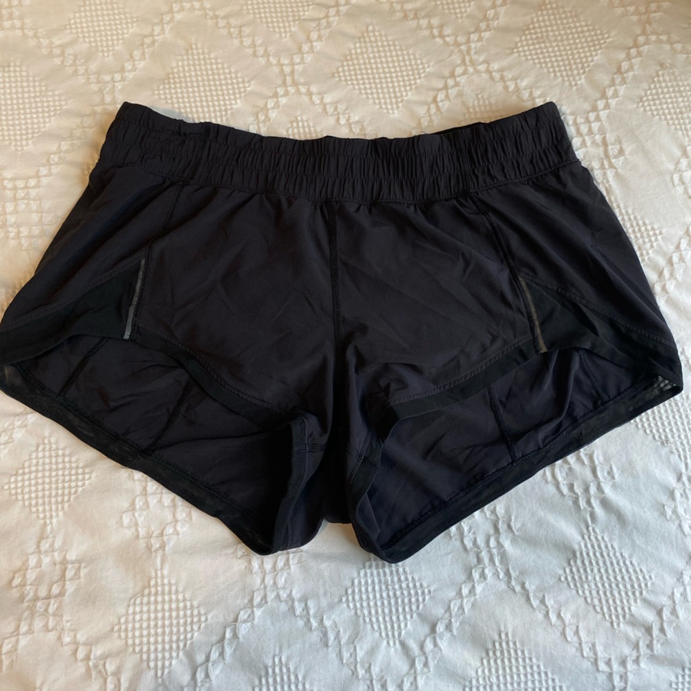 Lululemon Running 2.5” Black Shorts